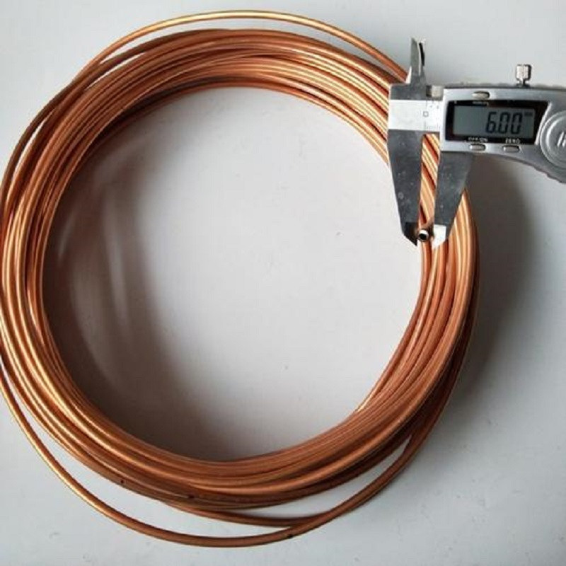 .蚊香盘紫铜盘管T2紫铜管TP2空调制冷铜管中央空调连接管